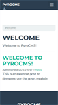 Mobile Screenshot of demo.pyrocms.com